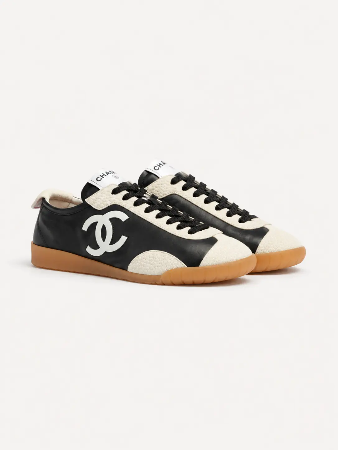 CC Logo Leather Sneakers