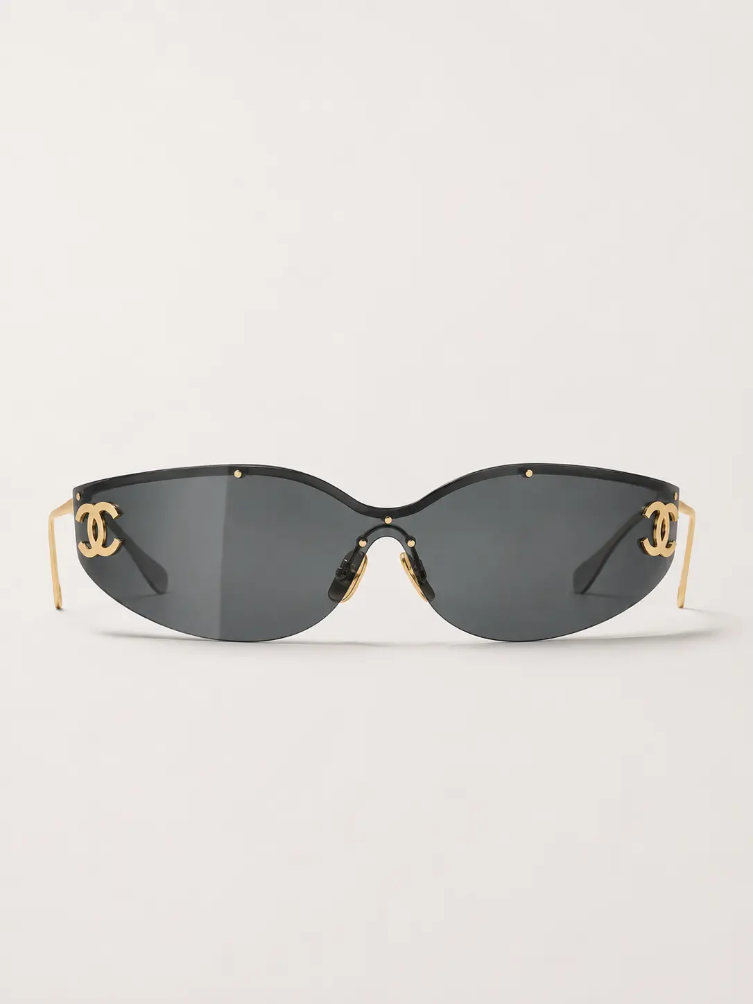 Rimless Shield Sunglasses