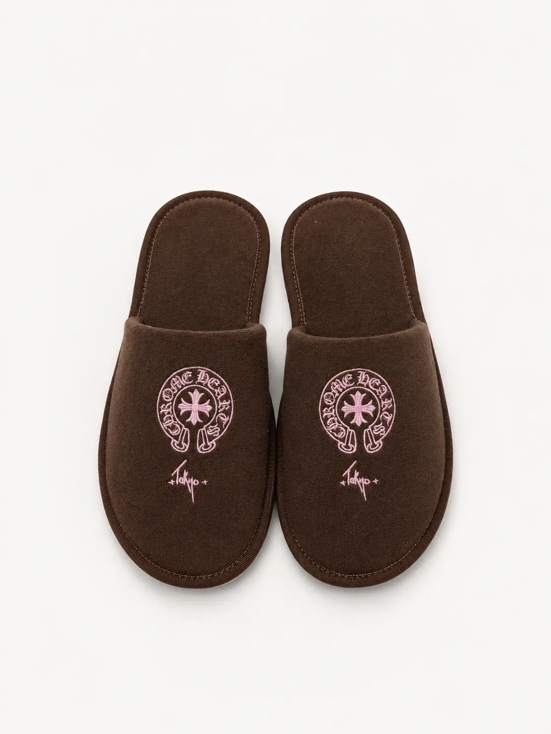 Logo Embroidered Hotel Slippers