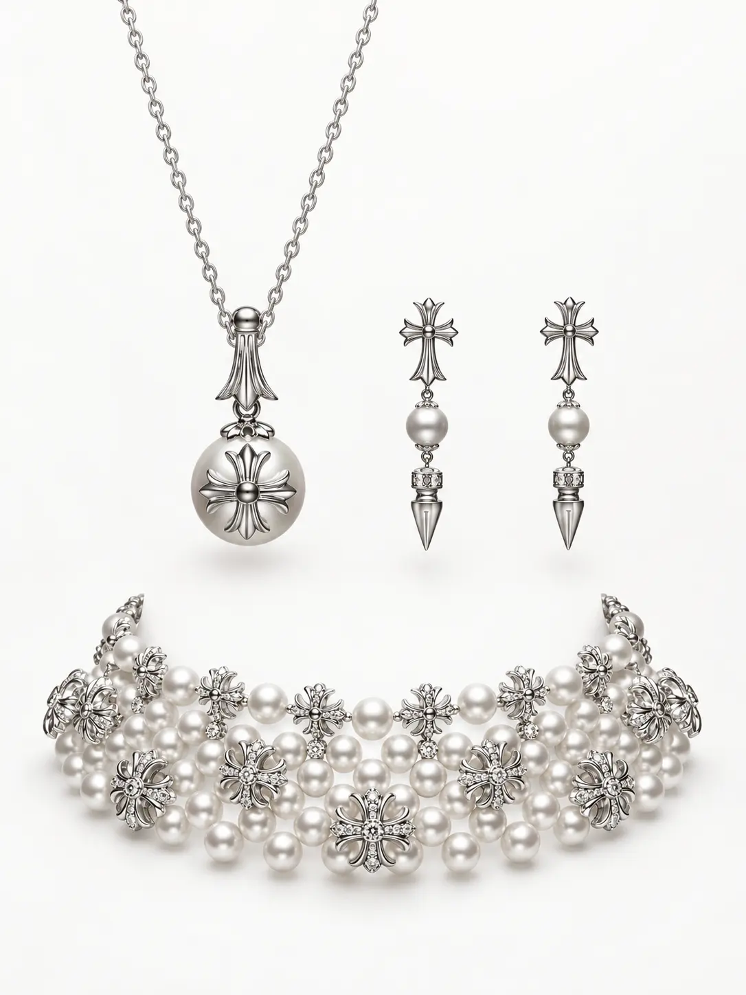 MIKIMOTO x Chrome Hearts:珍珠不再只是溫柔