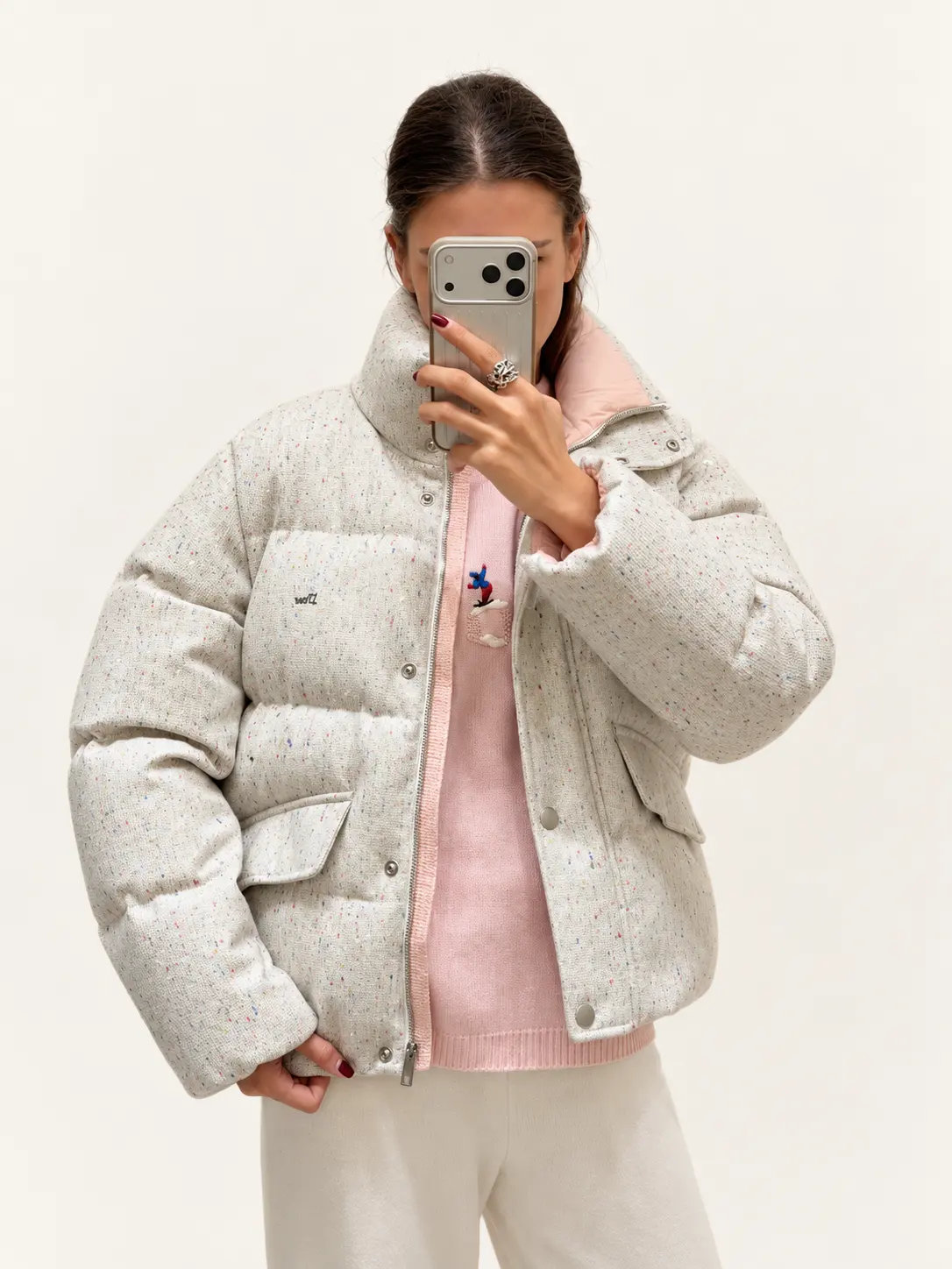 Speckled Puffer Jacket