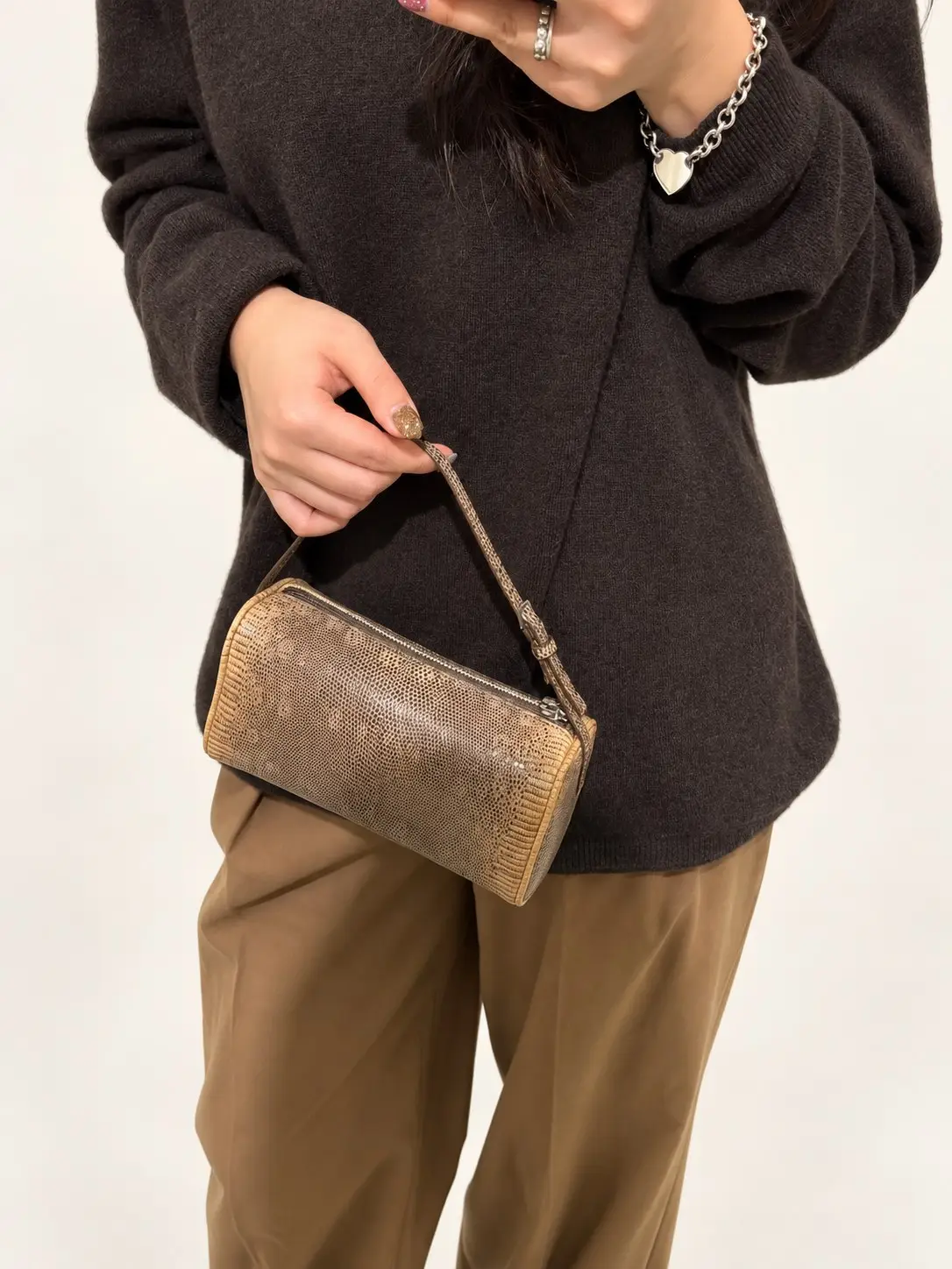 90’s Lizard Leather Bag